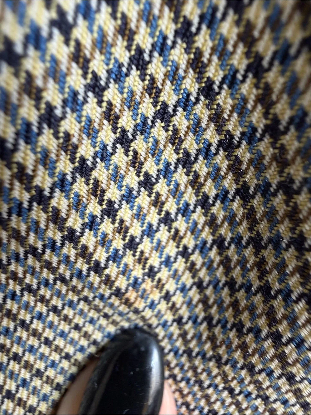 Vintage Brooks Brothers Houndstooth Sports Coat Blazer 43L Made in USA